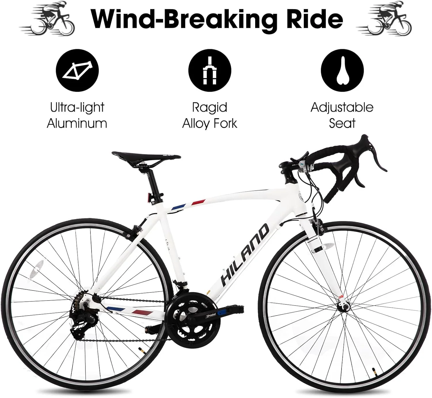 دوچرخه کوهستانی HH HILAND، دارای 3/6/پره چندگانه، سیستم دنده 21 سرعته، فریم آلومینیومی، چرخ های 26 اینچی، ترمز دیسکی، مناسب برای آقایان و بانوان، دوچرخه MTB مردانه سایز 19