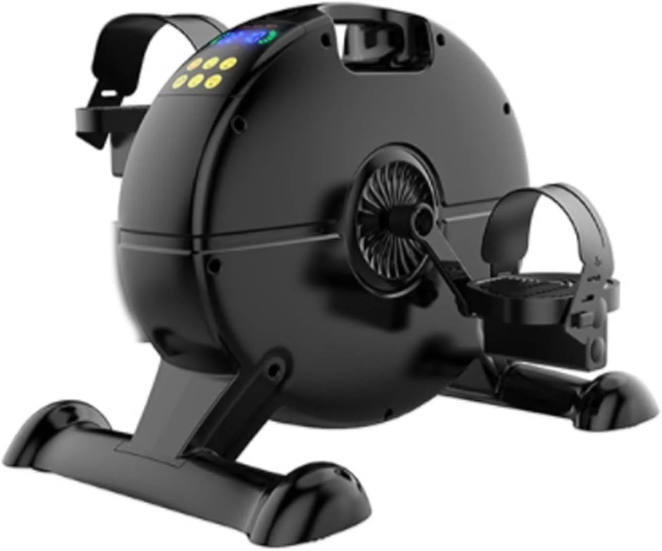 دستگاه تمرین پا، دوچرخه تمرین برقی خانگی زیر میز، مینی دوچرخه ورزشی، دستگاه تمرین کوچک برای تمرین بازو/پا، تمرین پدال برای سالمندان با صفحه نمایش LCD