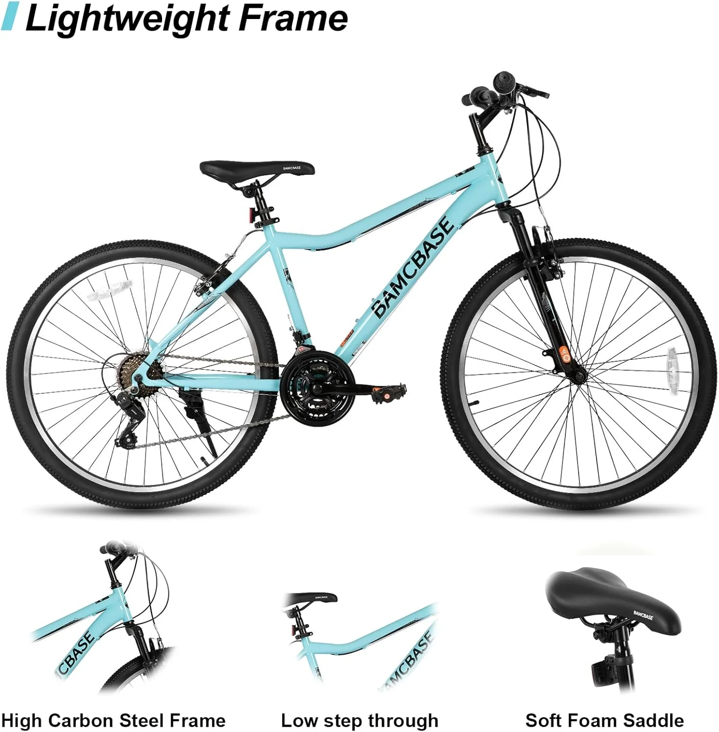 دوچرخه کوهستان HH HILAND، دارای پره های 3/6/چندگانه، سیستم دنده 21 سرعته، فریم آلومینیومی، چرخ های 26 اینچی، ترمز دیسکی، مناسب برای آقایان و بانوان، دوچرخه MTB مردانه 13 دوچرخه کوهستان HH HILAND، دارای پره های 3/6/چندگانه، سیستم دنده 21 سرعته، فریم آلومینیومی، چرخ های 26 اینچی، ترمز دیسکی، مناسب برای آقایان و بانوان، دوچرخه MTB مردانه 13