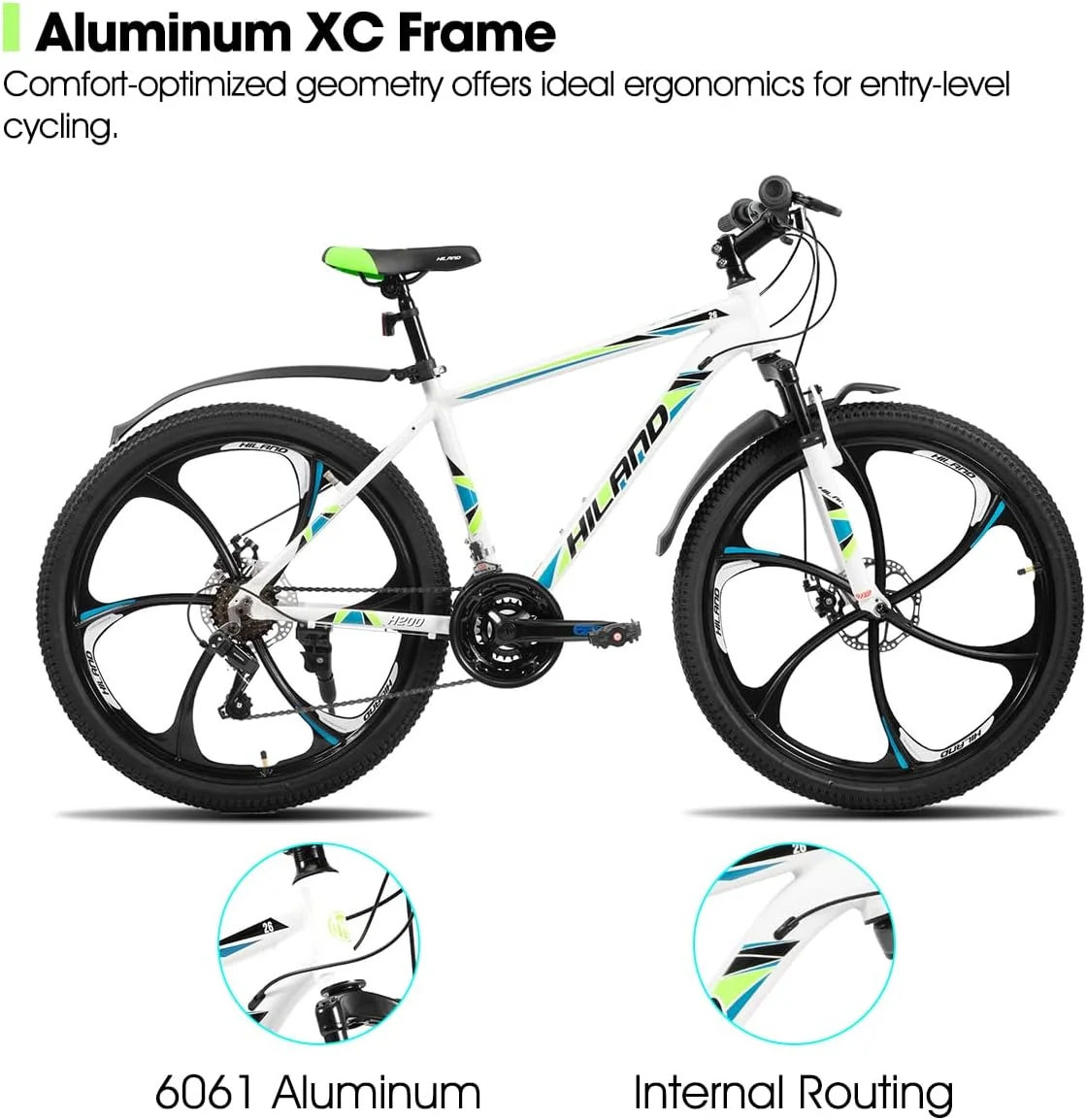 دوچرخه کوهستانی هایلند، دارای پره های 3/6/چندگانه، سیستم محرکه 18 سرعته، فریم آلومینیومی با چرخ های 26 اینچی، دوچرخه ترمز دیسکی برای آقایان و بانوان، دوچرخه MTB مردانه دوچرخه کوهستانی هایلند، دارای پره های 3/6/چندگانه، سیستم محرکه 18 سرعته، فریم آلومینیومی با چرخ های 26 اینچی، دوچرخه ترمز دیسکی برای آقایان و بانوان، دوچرخه MTB مردانه