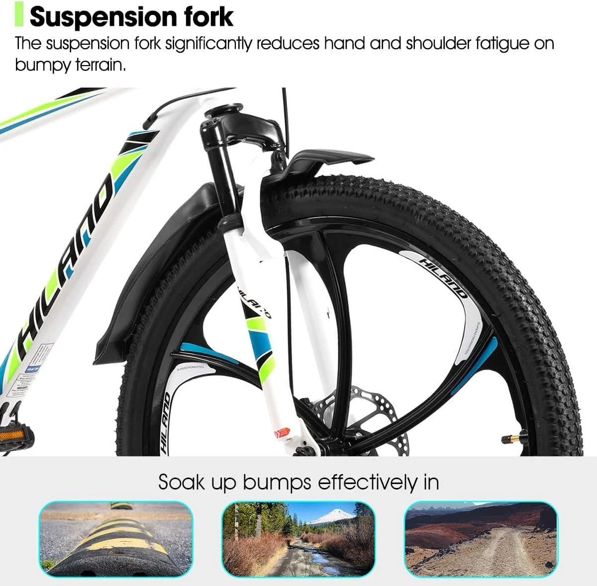 دوچرخه کوهستانی هایلند، دارای پره های 3/6/چندگانه، سیستم محرکه 18 سرعته، فریم آلومینیومی با چرخ های 26 اینچی، دوچرخه ترمز دیسکی برای آقایان و بانوان، دوچرخه MTB مردانه دوچرخه کوهستانی هایلند، دارای پره های 3/6/چندگانه، سیستم محرکه 18 سرعته، فریم آلومینیومی با چرخ های 26 اینچی، دوچرخه ترمز دیسکی برای آقایان و بانوان، دوچرخه MTB مردانه