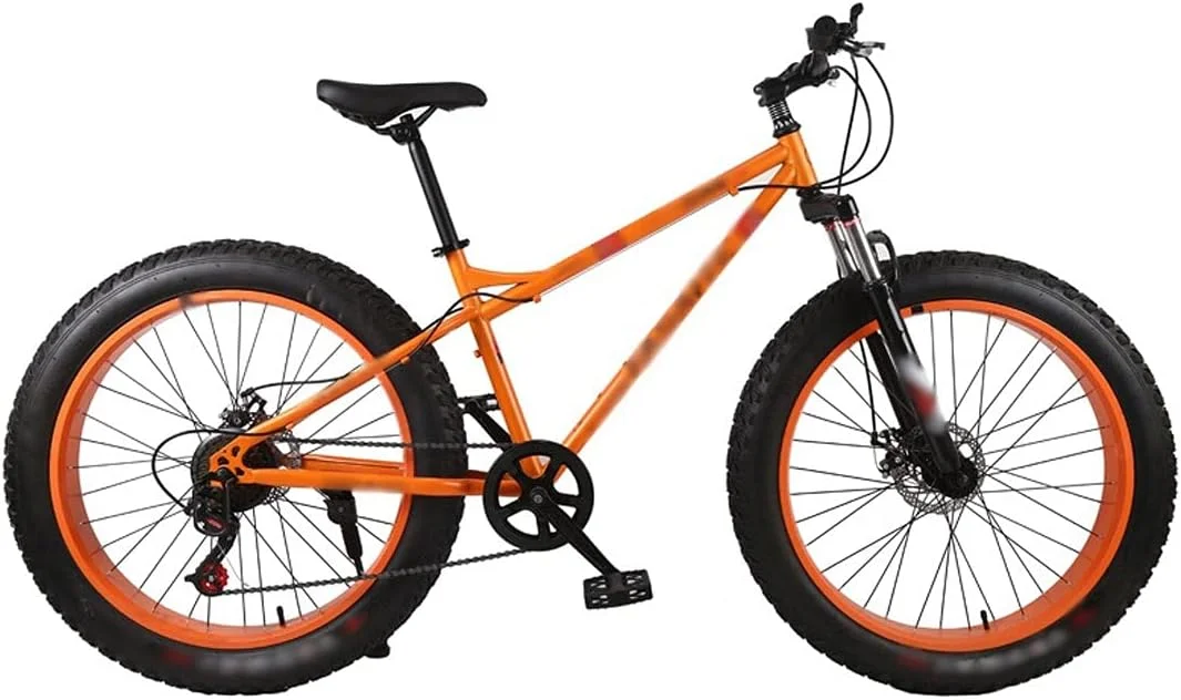 دوچرخه کوهستان با لاستیک پهن 4.0، دوچرخه ساحلی برفی با فولاد کربن بالا