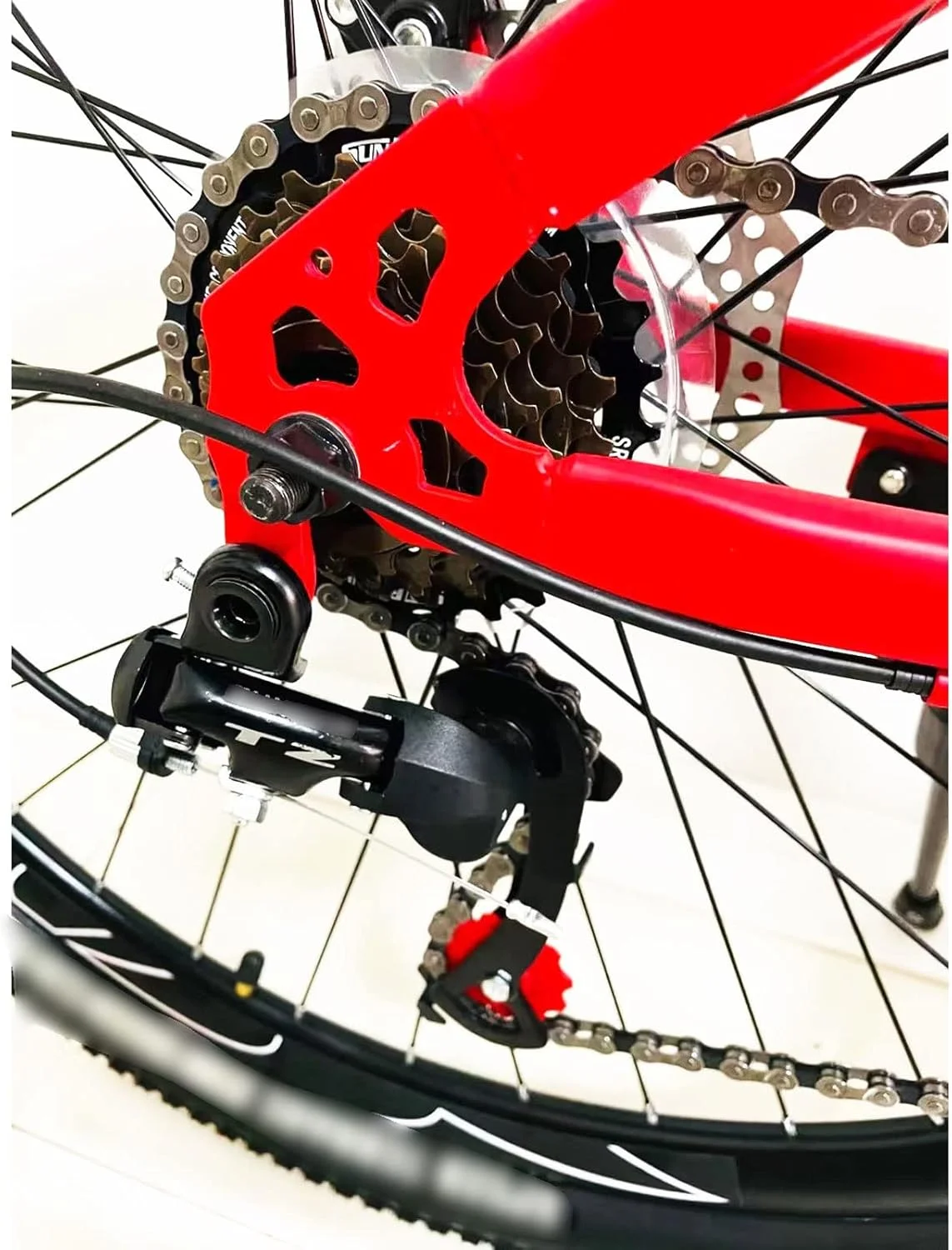 محور دوچرخه کربنی کامل برای دوچرخه کربنی با فضای پشتی 197 میلی‌متر و لاستیک‌های 26 * 4.8 مناسب برای برف