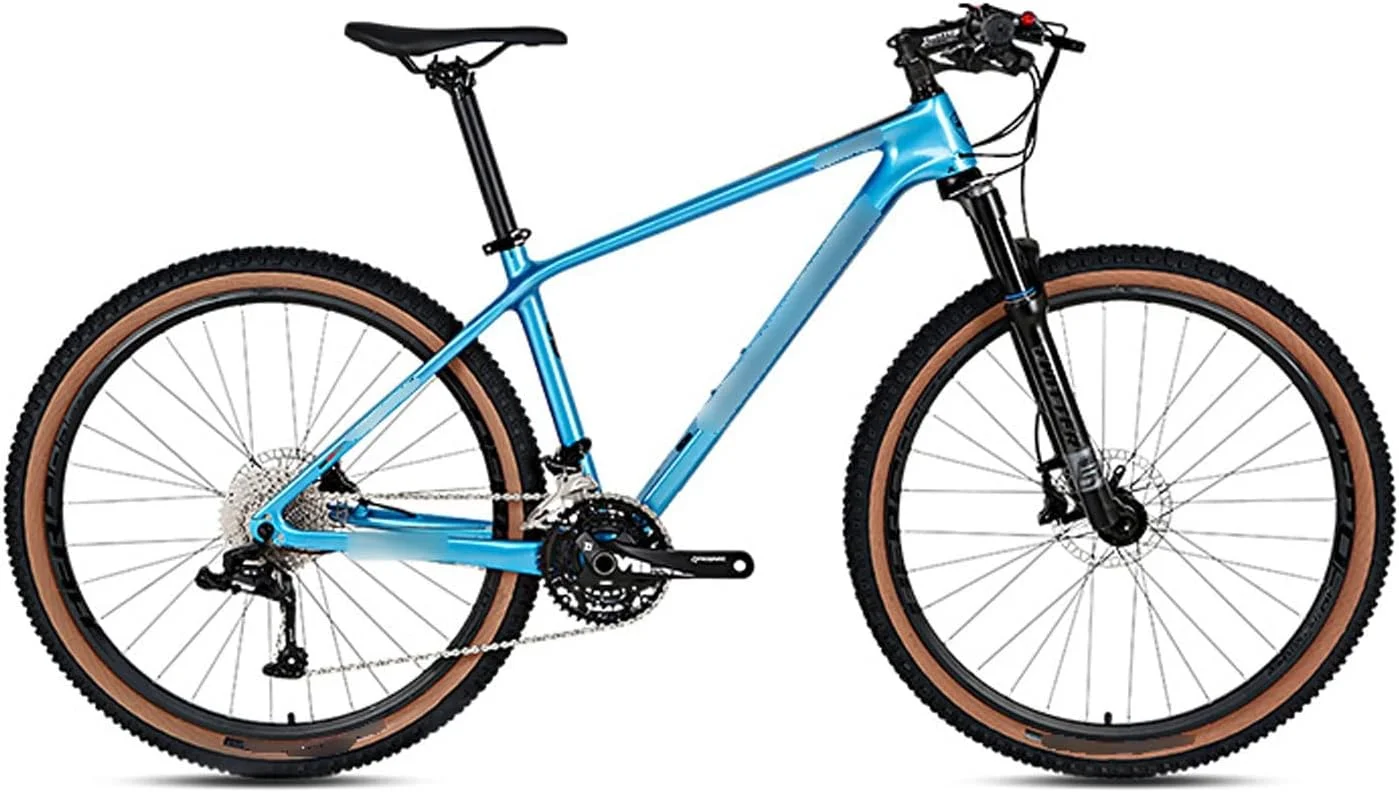 دوچرخه کوهستانی کربنی با دنده و ترمز دیسکی هیدرولیک