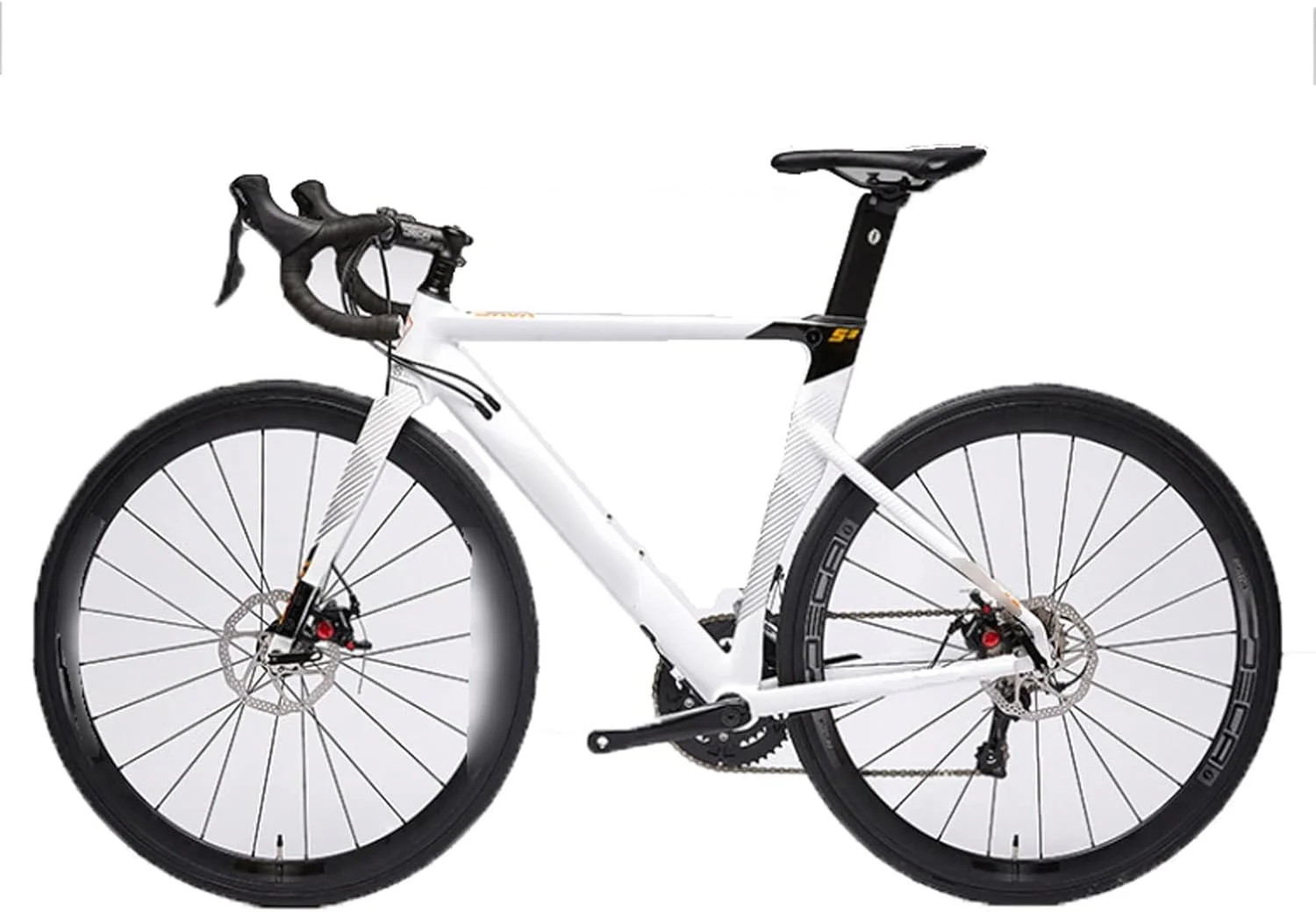 دوچرخه کوهستانی کربنی، فریم کربنی محور از طریق MTB به همراه دوشاخ کربنی، مناسب برای همه