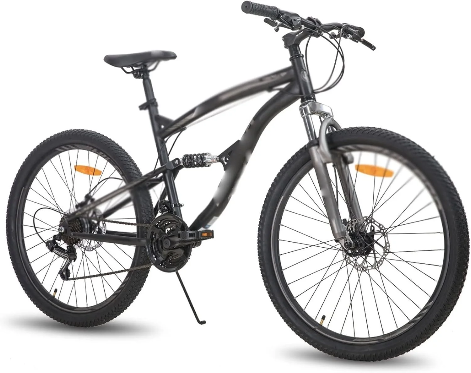 دوچرخه کوهستانی 26 اینچی با فریم فولادی، 21 دنده و ترمز دیسکی دوبل