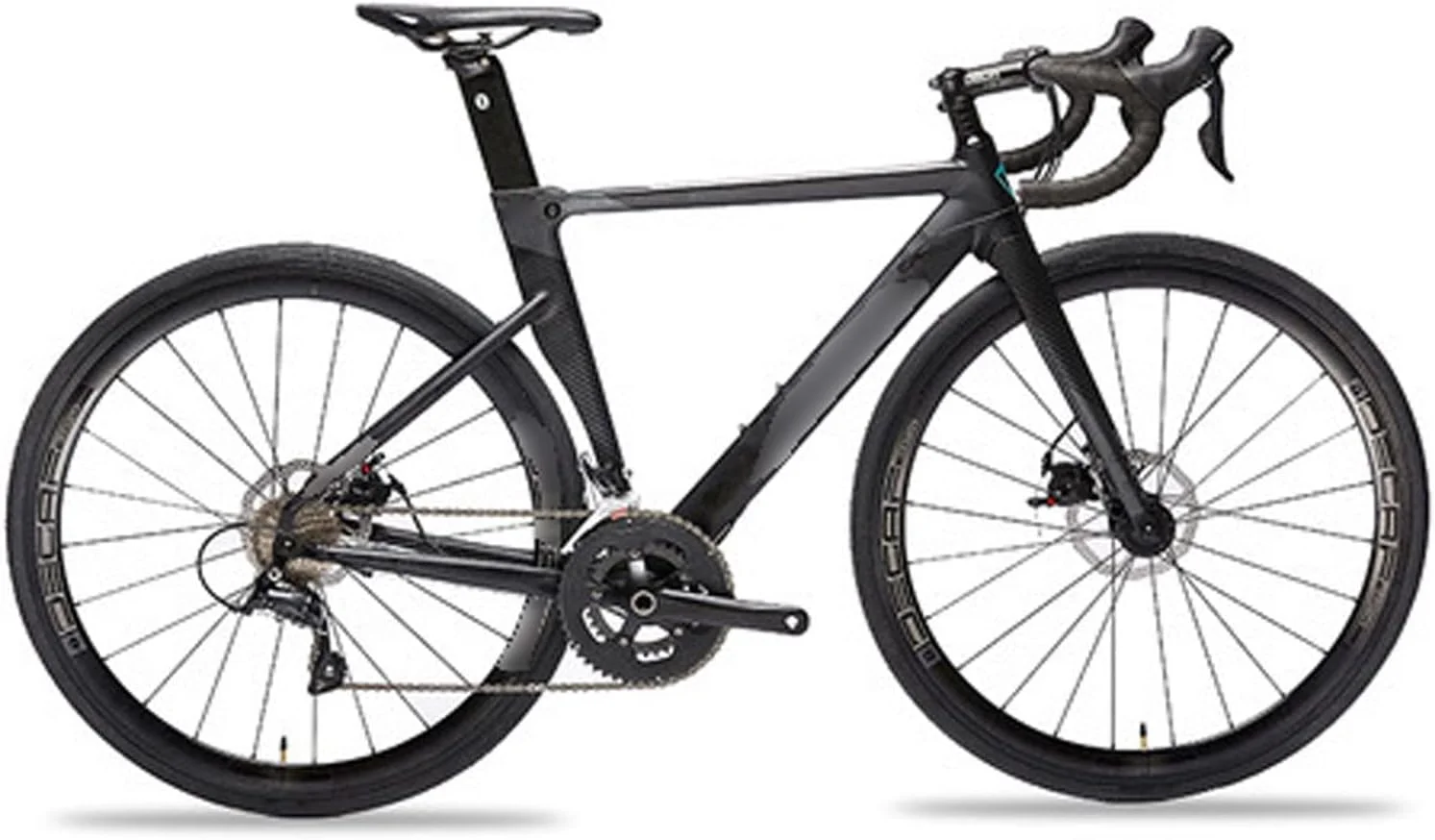 دوچرخه مسابقه ای با ترمز دیسکی، فریم کربنی