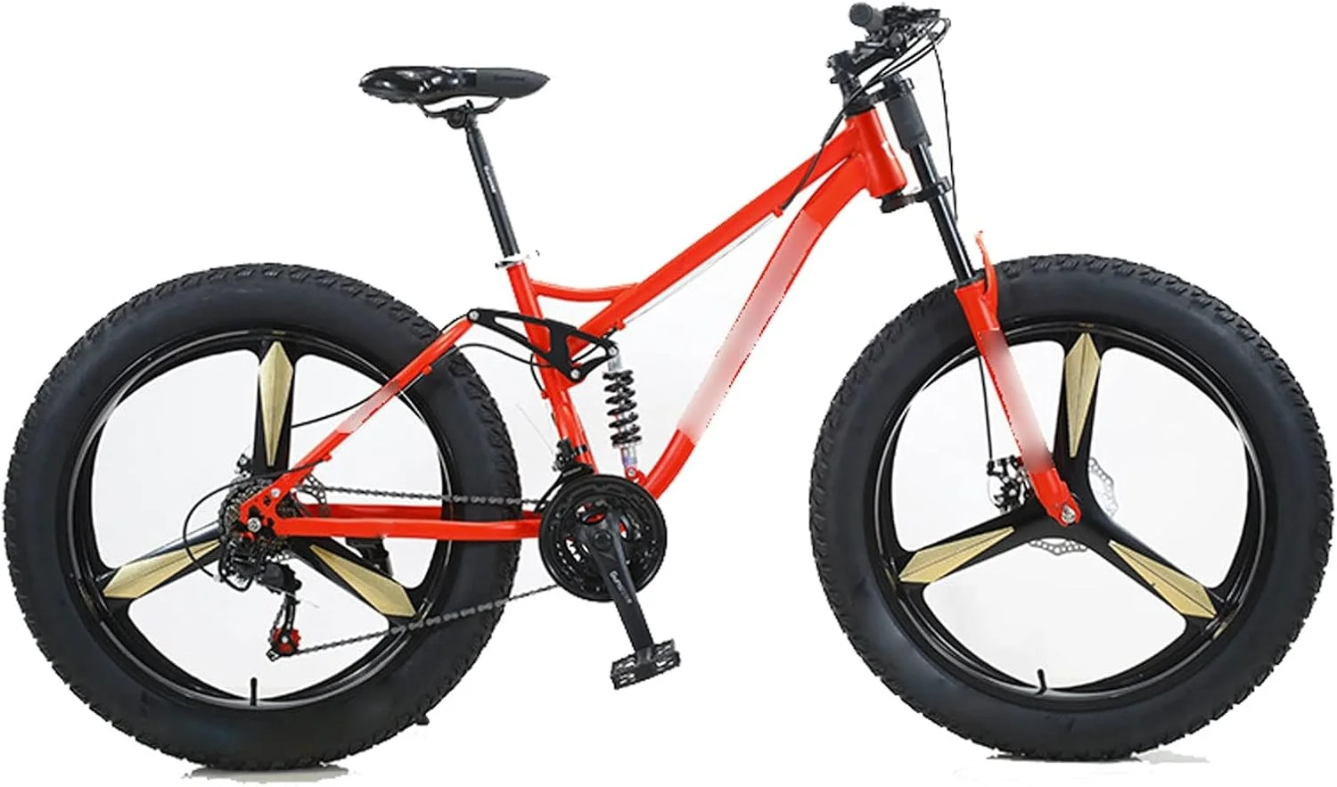 دوچرخه کوهستانی، دوچرخه دانش آموزی با سرعت متغیر، مناسب برف و ساحل، با لاستیک های پهن