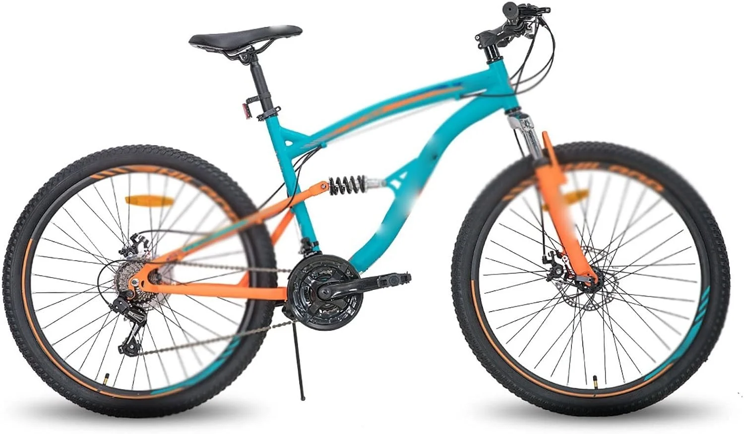 دوچرخه کوهستانی ۲۶ اینچی با فریم فولادی، ۲۱ دنده، ترمز دیسکی دوبل