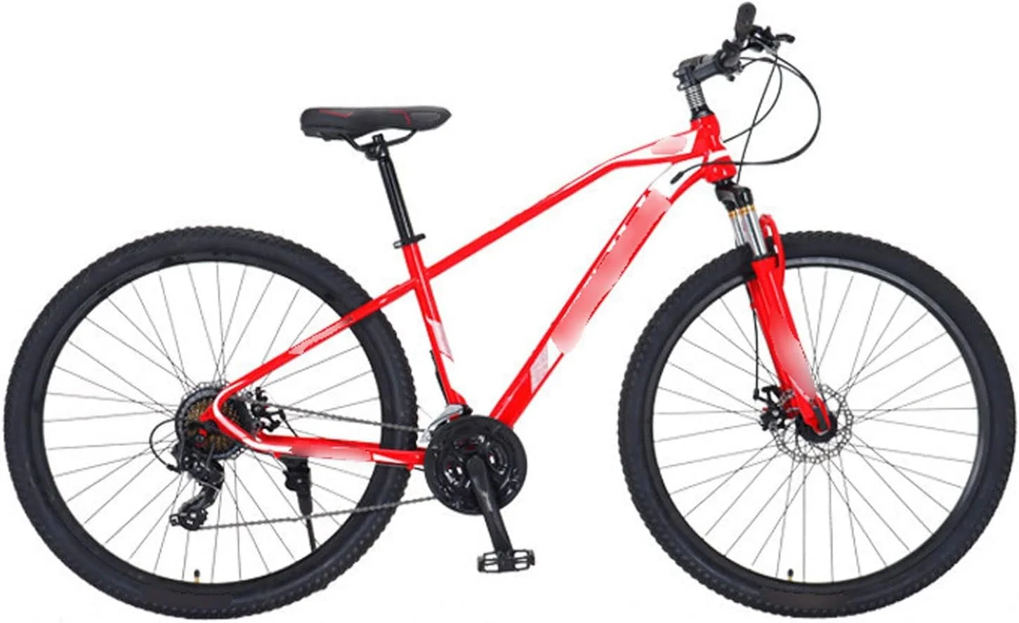 دوچرخه با فریم بزرگ برای دوچرخه کوهستانی، آلیاژ آلومینیوم سرعت، ترمز جلو و عقب