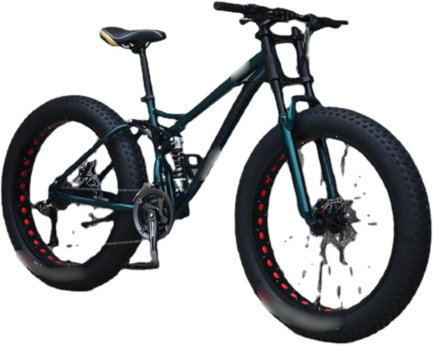 دوچرخه سواری در فضای باز با دنده متغیر، مناسب جاده های ناهموار، ساحل، برف، با کمک فنر، مناسب بزرگسالان، سایز بزرگ 4.0، مناسب دانش آموزان و دانشجویان، دوچرخه کوهستان