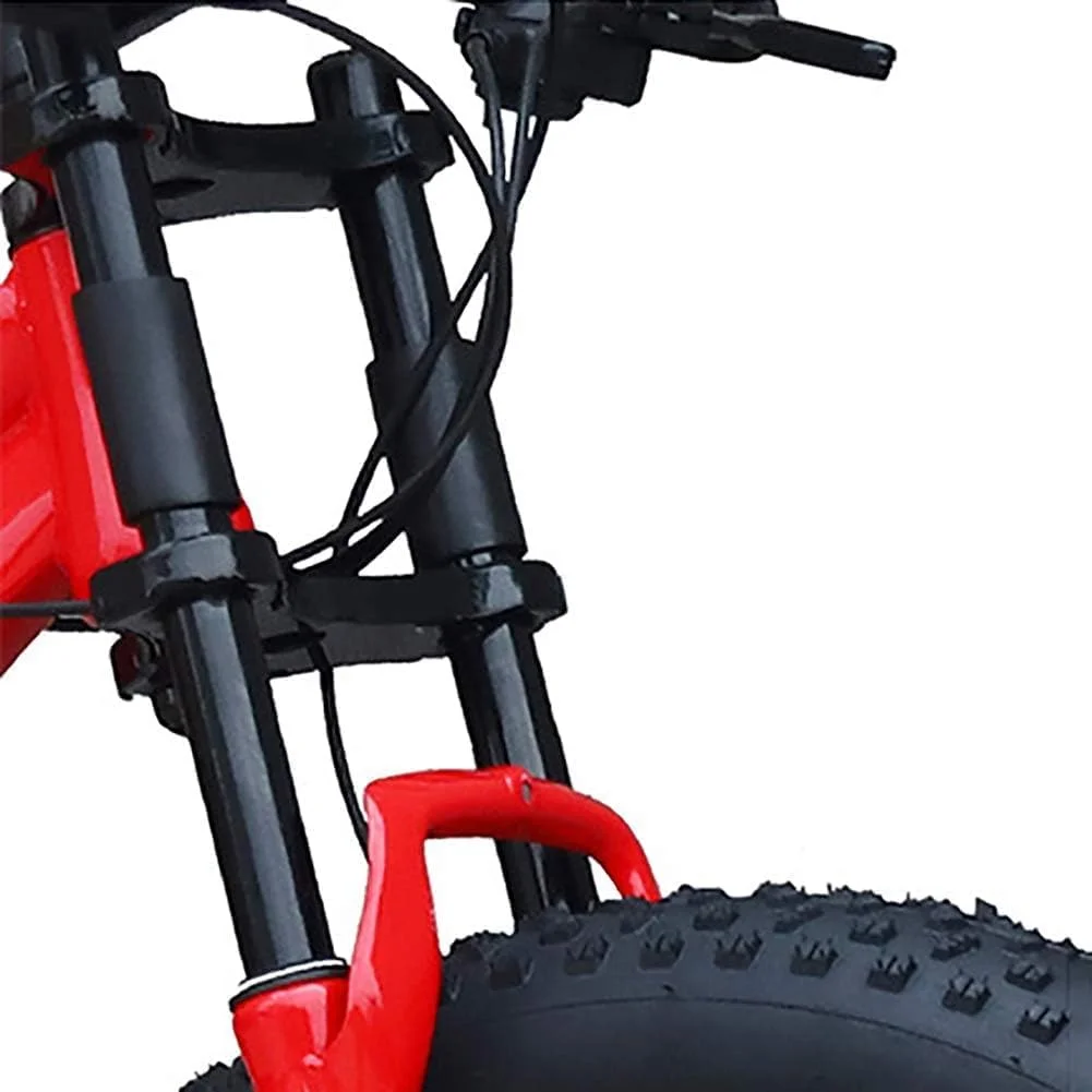 دوچرخه کوهستان ۲۶ اینچی با لاستیک پهن، ۷ دنده، سیستم تعلیق کامل و ترمز دیسکی دوگانه مناسب برای ساحل