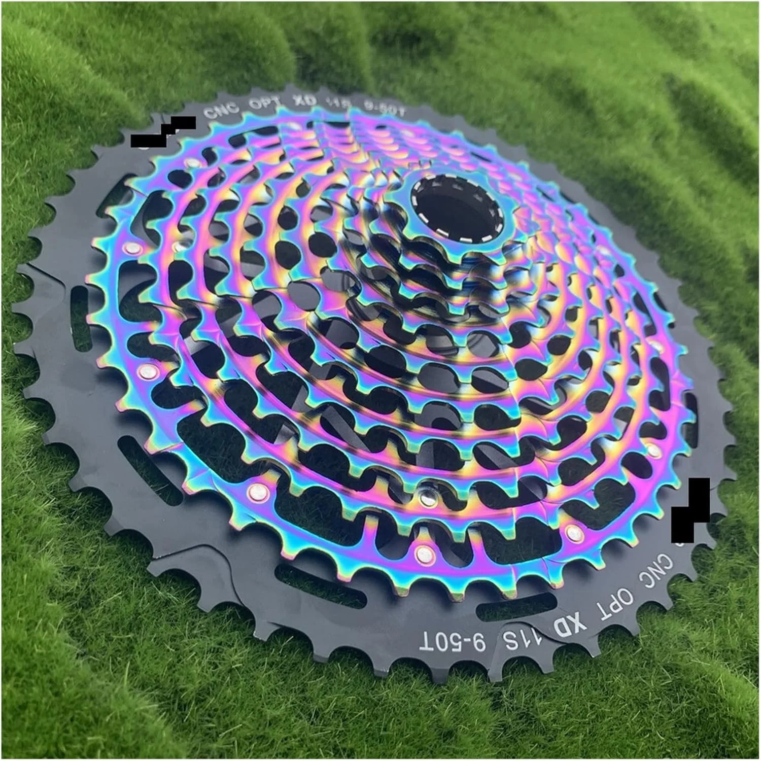 خودرو خلاص کن Evikoo دنده 11S 12 سرعته 9-50T XD MTB، خودرو خلاص کن فولادی K7 مناسب دوچرخه کوهستان 11 و 12 سرعته (رنگ: زنجیر طلایی 11 سرعته، سایز: مشکی)