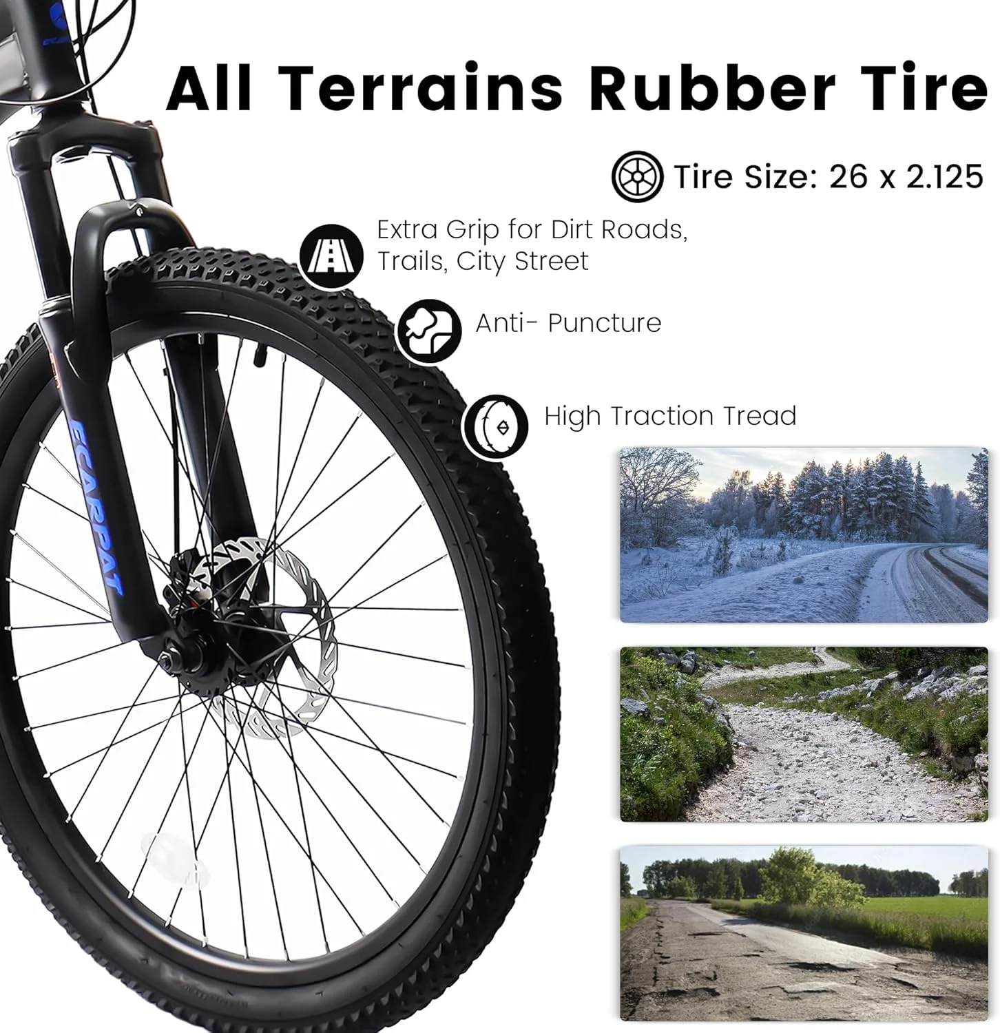 دوچرخه کوهستانی 24/26 اینچی دخترانه و زنانه، 21 دنده، هدیه مسافرتی تابستانی، ترمز V، دوچرخه سواری در فضای باز، رفت و آمد شهری، دوچرخه رفتن به مدرسه و محل کار