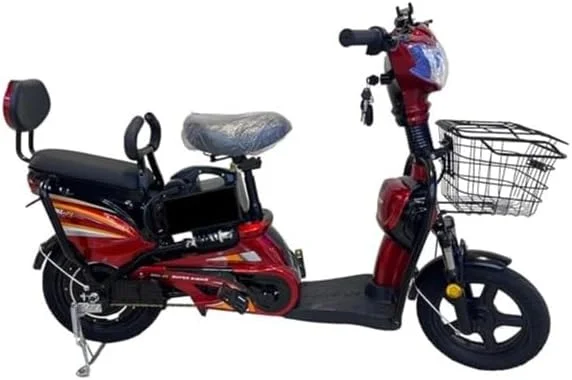 دوچرخه تحویل از جنس بدنه فولاد کربنی با 60 دنده، مناسب برای اهداف تحویل، ابعاد 155x67x102 سانتی متر، قرمز