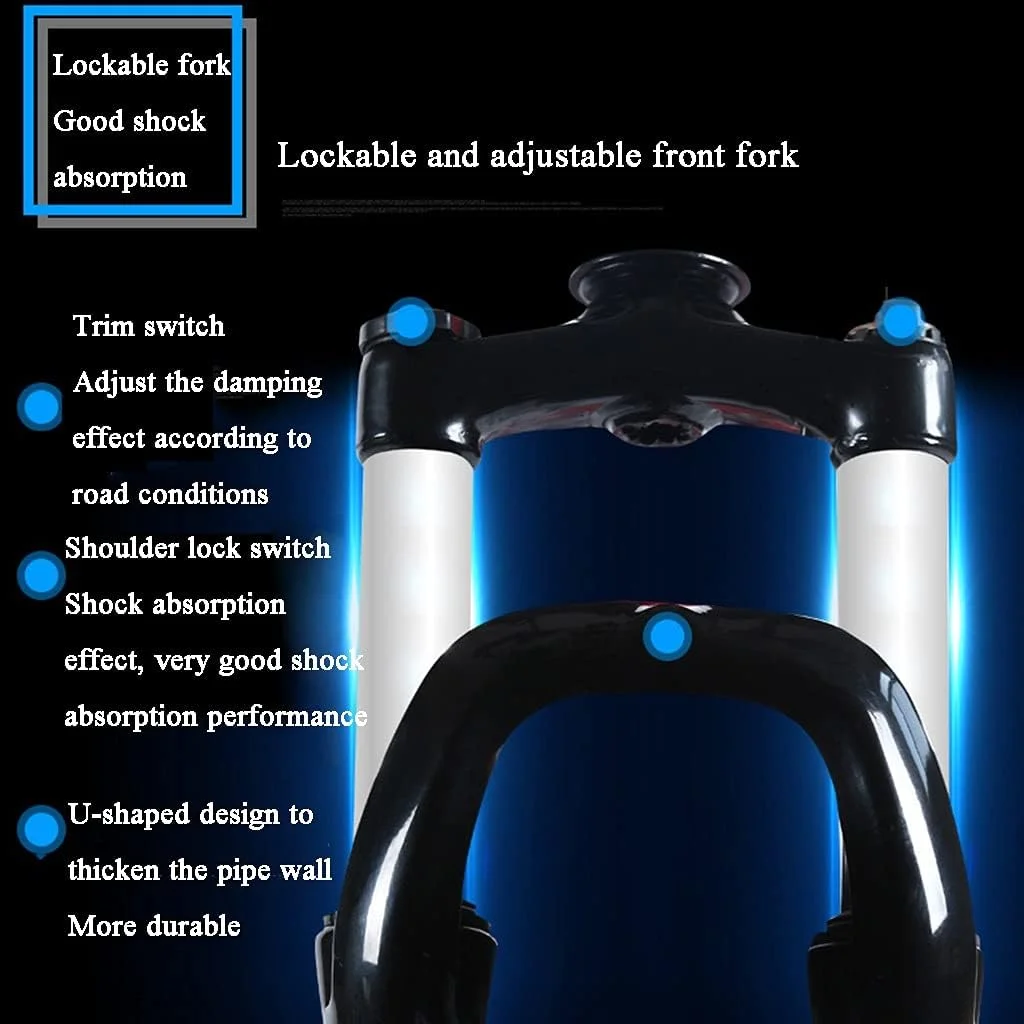 دوچرخه کوهستانی کودکان با فریم آلومینیومی و فولادی، دارای 27 دنده، دوچرخه جاده با کمک فنر، مناسب برای آقایان و بانوان (رنگ: Style4، سایز: 21 دنده)