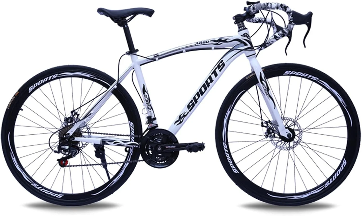 دوچرخه کوهستانی سایز 26 اینچ، 21 دنده، با فریم فولادی کربنی مقاوم و ترمز دیسکی دوبل، مناسب برای آقایان و بانوان