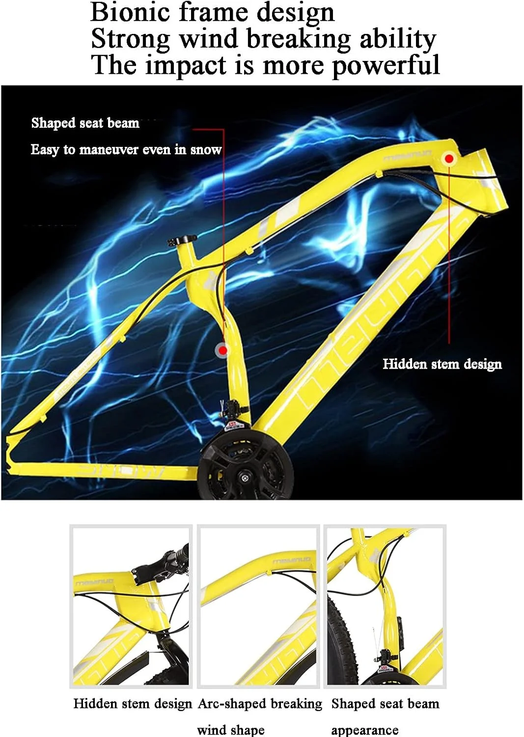 دوچرخه کودکانه، دوچرخه کوهستان با قابلیت تعویض دنده، دوچرخه جاده ای، دوچرخه دو کمک فنره بزرگسالان، دوچرخه کوهستانی 26 اینچی، دوچرخه شهری برای آقایان و بانوان (رنگ: Style1، سایز: 26 اینچ 24 دنده)