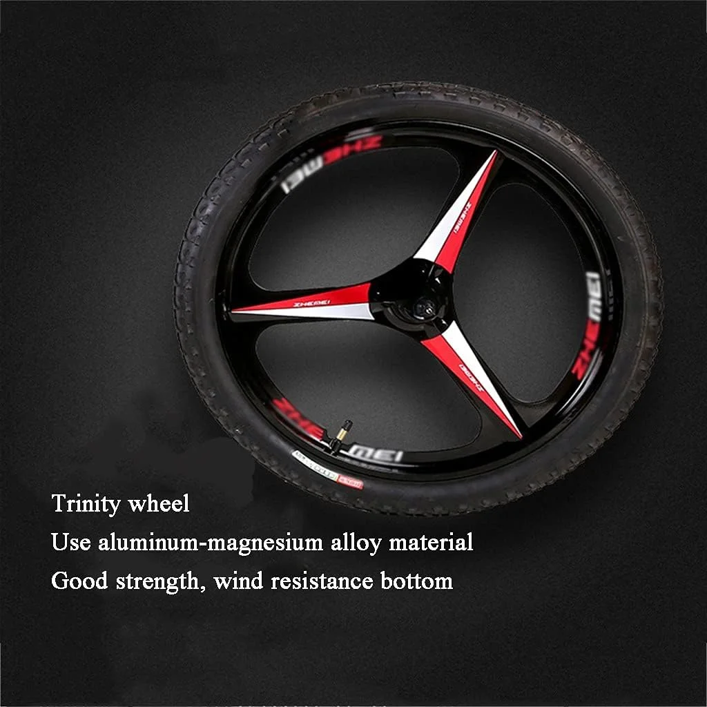 دوچرخه کوهستانی کودکانه، دوچرخه بزرگسالان و نوجوانان 26 اینچی با فریم فولادی کربنی، دوچرخه جاده ای فضای باز با ترمز دیسکی دوتایی 21 سرعته، سیستم تعلیق کامل MTB (رنگ: Style1) دوچرخه کوهستانی کودکانه، دوچرخه بزرگسالان و نوجوانان 26 اینچی با فریم فولادی کربنی، دوچرخه جاده ای فضای باز با ترمز دیسکی دوتایی 21 سرعته، سیستم تعلیق کامل MTB (رنگ: Style1)