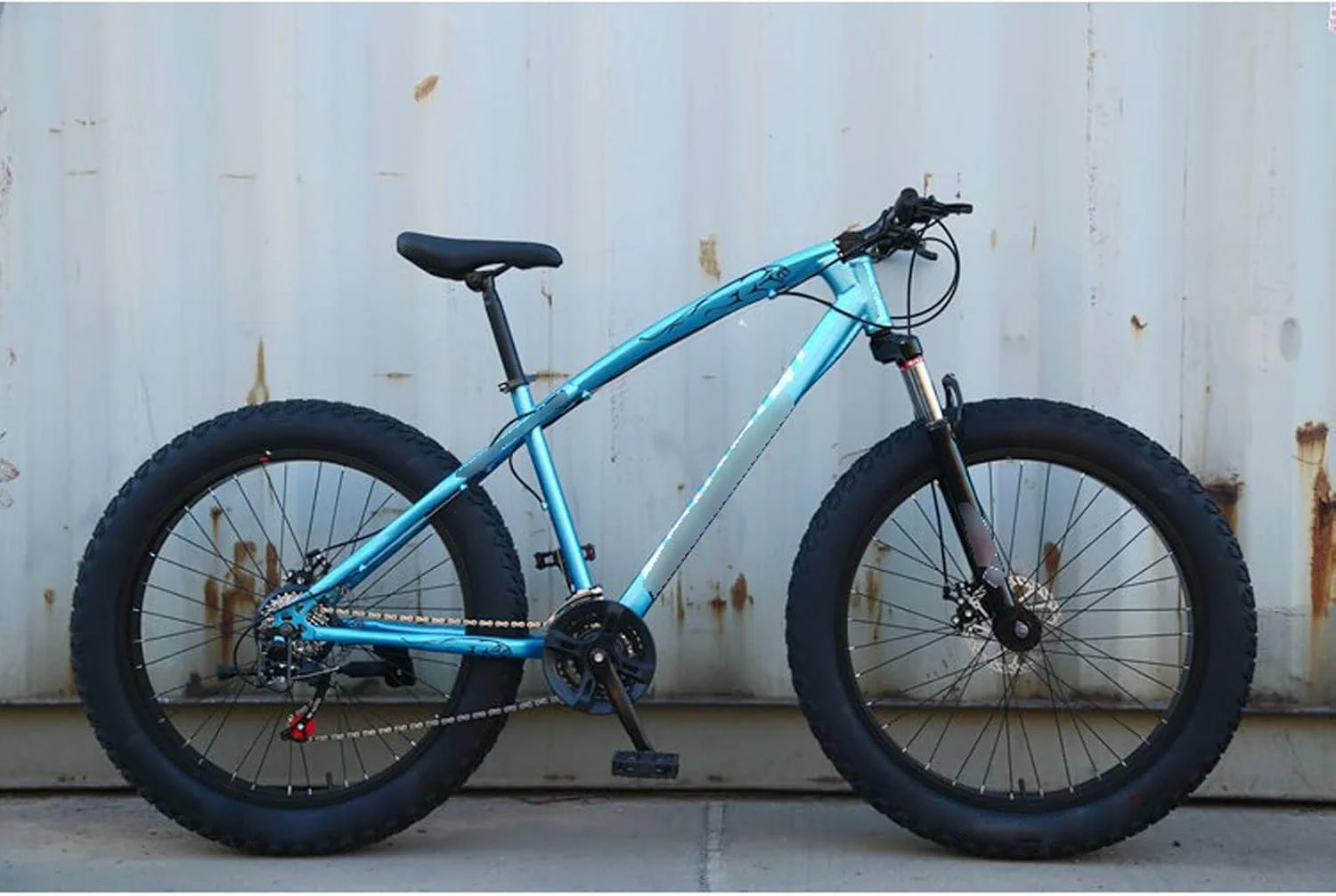 دوچرخه تفریحی، دوچرخه کوهستانی سرعتی، دوچرخه با لاستیک پهن، دوچرخه با سیستم جذب شوک، دوچرخه برفی