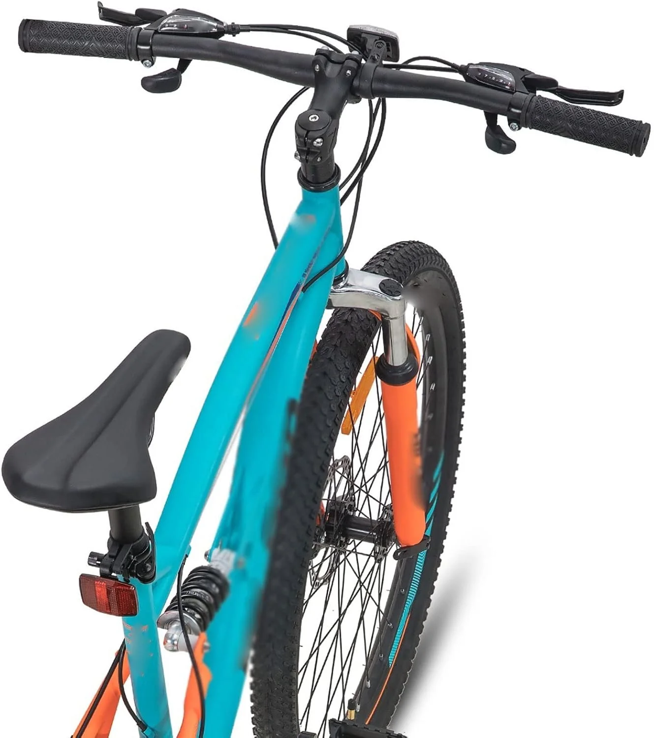 دوچرخه تفریحی با فریم فولادی 26 اینچی، 21 دنده، دوچرخه کوهستانی با ترمز دیسکی (آبی تیره)