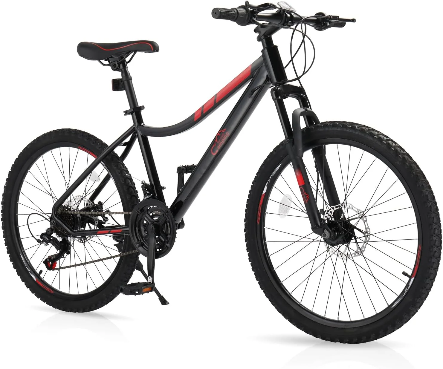 دوچرخه کوهستان 20/24 اینچی، دوچرخه کوهستان زنانه و مردانه با تعویض دنده حرفه ای 7 یا 21 سرعته، اثر ضربه گیری دوبل، زین راحت و ظاهر زیبا