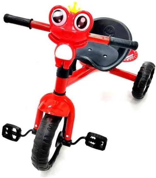 دوچرخه کودک با طرح پلیس، اسباب بازی سرگرم کننده و ایمن برای کودکان نوپا، دوچرخه با طرح پلیس جذاب برای کودکان، مناسب برای ماجراجویی در فضای باز و بازی های تخیلی برای سنین 2-5 سال (قرمز)