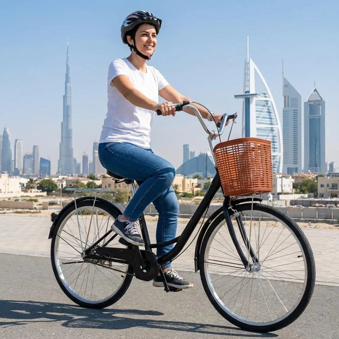 دوچرخه برای جوانان/نوجوانان | سایز 26 اینچ با 7 دنده | فریم فولادی بادوام | دوچرخه رفت و آمد و چند منظوره