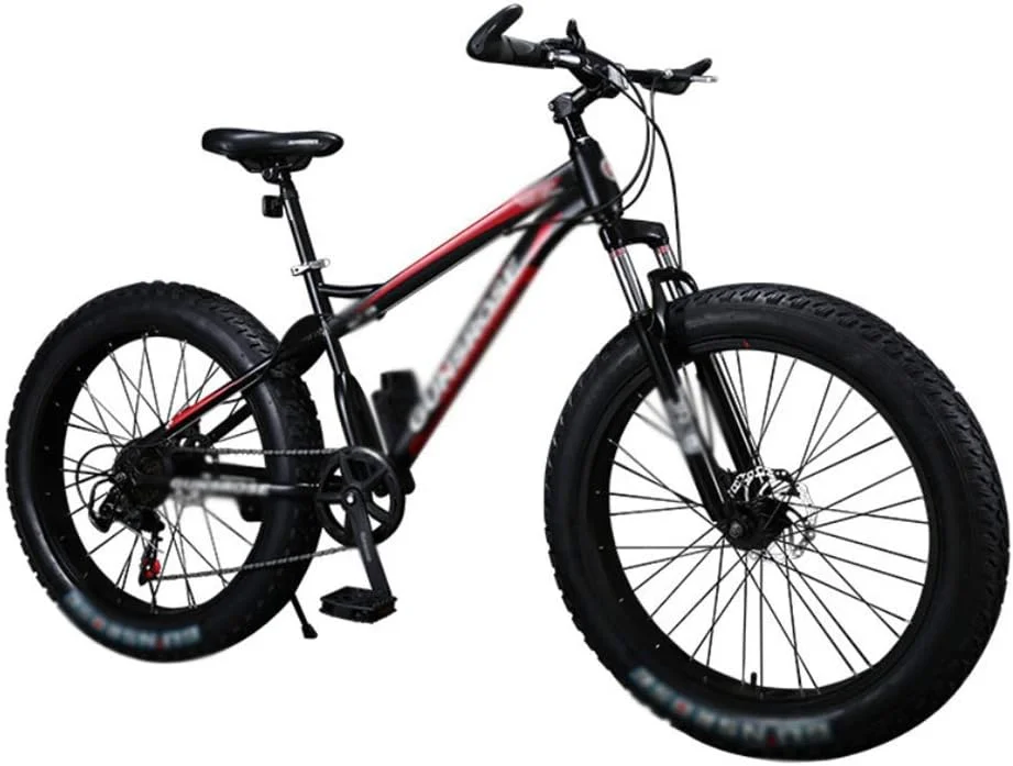 دوچرخه کوهستانی بزرگسال سایز 24 اینچ با فریم فولادی کربنی ارتقا یافته، چرخ های آلیاژ آلومینیوم با لاستیک پهن، ترمز دیسکی، کمک فنر، تایر ترمز دوچرخه دانشجویی
