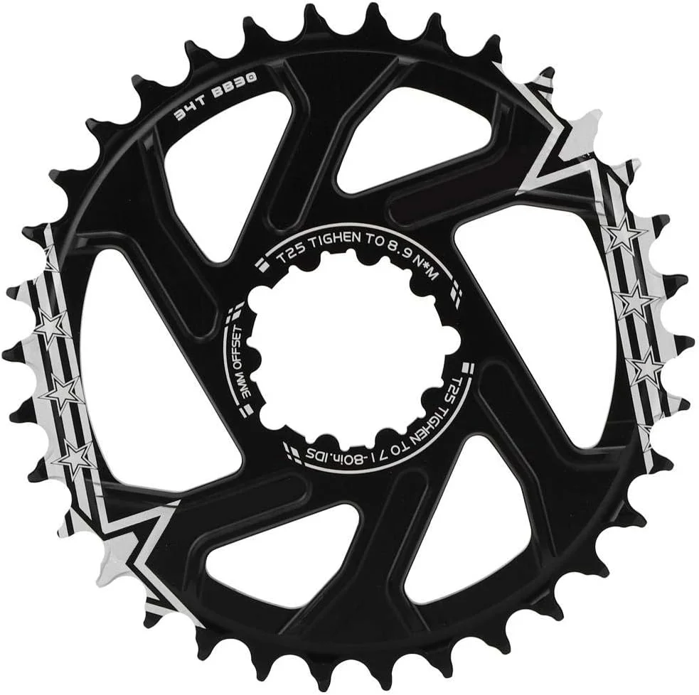 چرخ دنده دوچرخه سواری، لوازم جانبی دیسک مثبت و منفی نصب مستقیم GXP برای دوچرخه کوهستانی و جاده ای