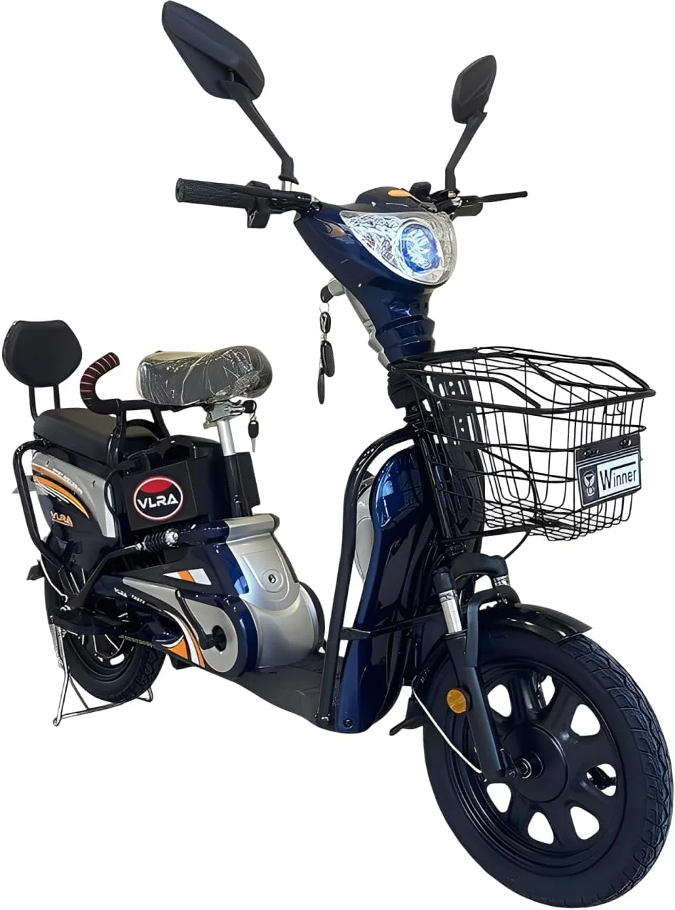 دوچرخه حمل بار آستر - لاستیک ۱۶ اینچی | باتری ۴۸ ولت ۱۲ آمپر و موتور ۳۵۰ وات | ۳ دنده و نمایشگر LED | ۴ کمک فنر | حداکثر سرعت ۴۵ کیلومتر در ساعت | سبک وزن