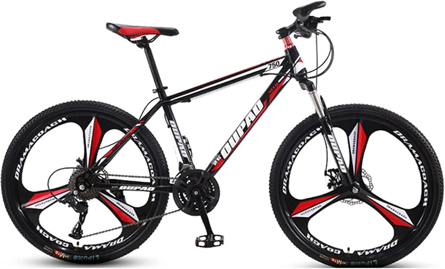 دوچرخه کوهستانی بزرگسال، مناسب جاده و خارج از جاده، سایز 24 اینچ، دارای 21/24/27 دنده، با قابلیت تنظیم سرعت و سیستم کمک فنر، مناسب نوجوانان، دانشجویان، آقایان و بانوان، مناسب ورزش، دوچرخه سواری مسابقه ای، مدل 10wheels- 24 spd