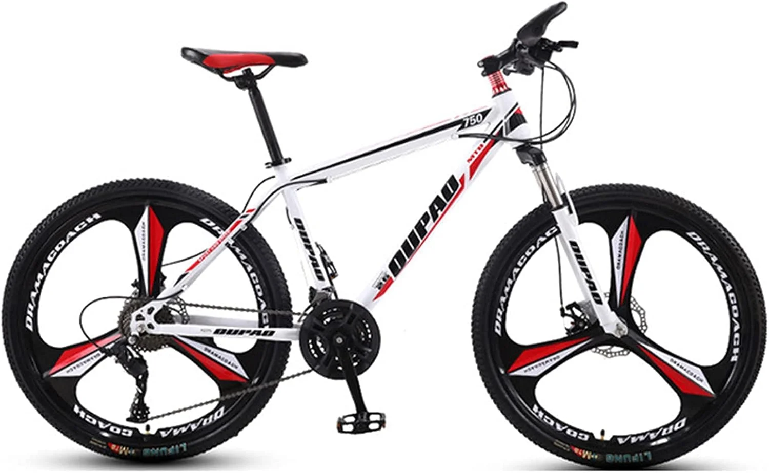 دوچرخه کوهستانی بزرگسال، مناسب جاده و خارج از جاده، سایز 24 اینچ، با 21/24/27 دنده متغیر، کمک فنر، مناسب نوجوانان، دانشجویان، آقایان و بانوان، دوچرخه سواری ورزشی و مسابقه ای 10چرخ - 24 دنده