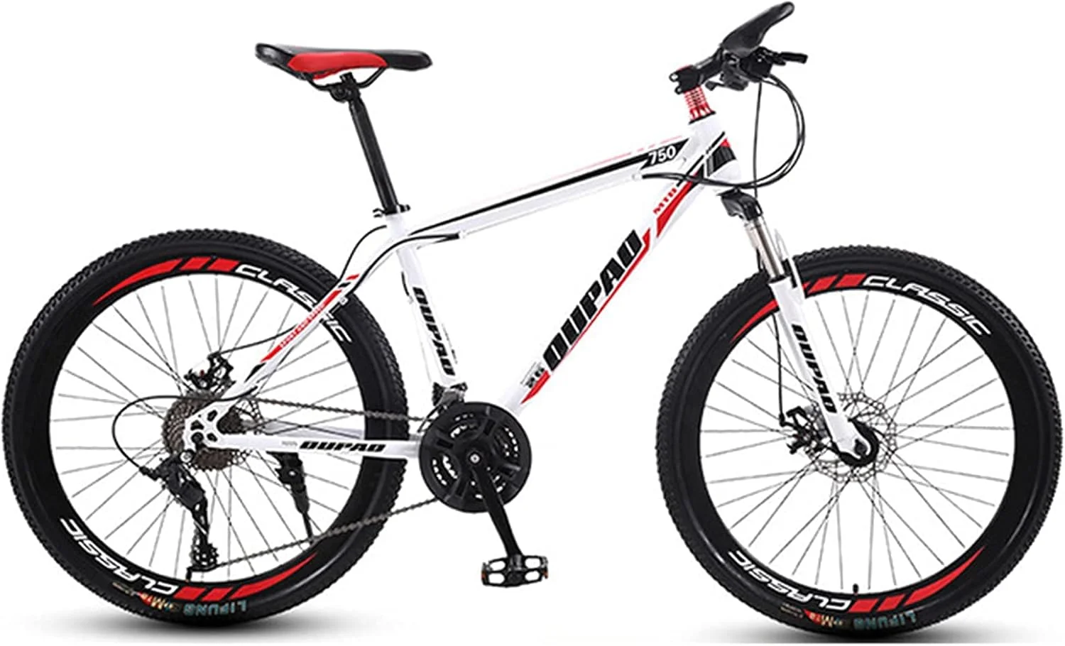 دوچرخه کوهستانی بزرگسال، دوچرخه جاده ای آفرود 24 اینچی با سرعت متغیر 21/24/27، کمک فنر، مناسب نوجوانان، مردان و زنان، دوچرخه سواری ورزشی، مسابقه ای، 10چرخ - 24 سرعته