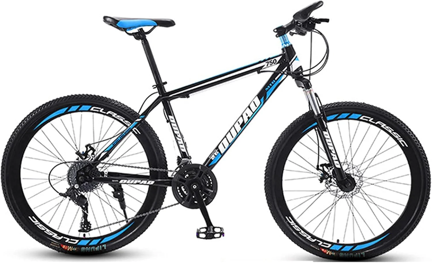 دوچرخه کوهستانی بزرگسال، مناسب جاده و خارج از جاده، سایز 24 اینچ، دارای 21/24/27 دنده با قابلیت تغییر سرعت، دارای سیستم جذب شوک، مناسب نوجوانان، دانشجویان، آقایان و بانوان، مناسب ورزش، دوچرخه سواری مسابقه ای، مدل 10wheels- 24 spd