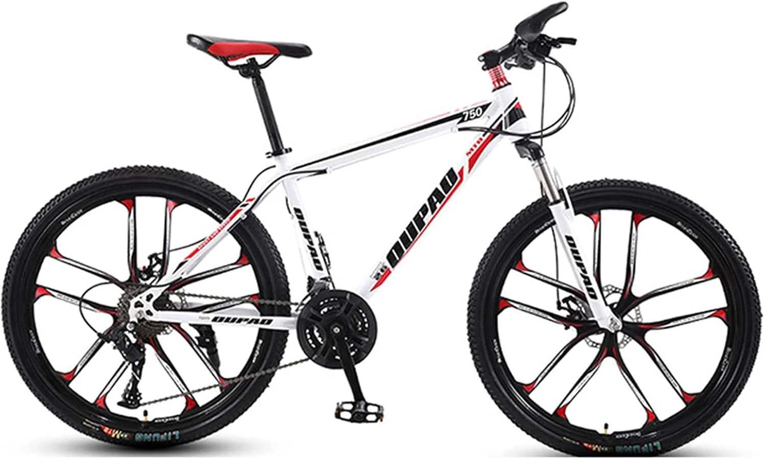 دوچرخه کوهستانی بزرگسال، مناسب جاده و خارج از جاده، سایز 24 اینچ، 21/24/27 دنده، با قابلیت تنظیم سرعت، دارای سیستم جذب شوک، مناسب نوجوانان، دانشجویان، آقایان و بانوان، مناسب ورزش، دوچرخه سواری مسابقه ای، مدل 10wheels- 24 spd