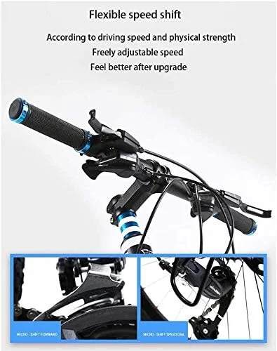 دوچرخه کوهستان با فریم فولادی کربنی، تایر پهن و سیستم تعلیق جلو، مناسب برای تمام سطوح، سایز 26 اینچ با 7/21/24/27 دنده