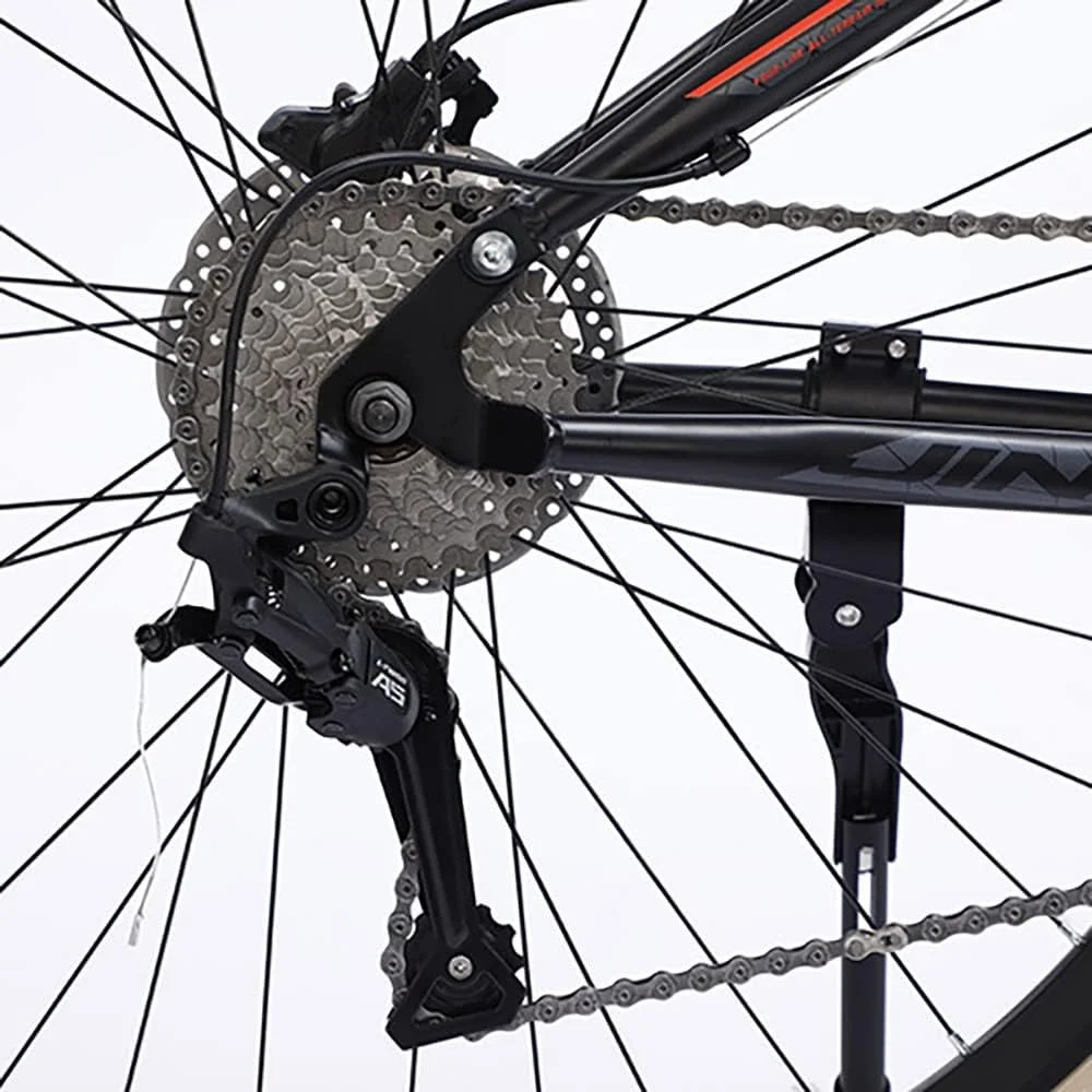 دوچرخه کوهستان 27.5 اینچی با سیستم تعلیق کامل، دوچرخه کوهستانی مردانه، دوچرخه تریل کوهستانی با ترمزهای دیسکی دوبل و فولاد کربنی با 9/10/11/12 دنده