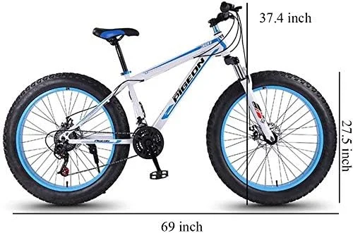 دوچرخه کوهستان 24 سرعته با لاستیک پهن 27.5 اینچی، بدنه فولادی کربنی، مناسب برای آقایان و بانوان، دارای ترمز دیسکی دوبل دوچرخه کوهستان 24 سرعته با لاستیک پهن 27.5 اینچی، بدنه فولادی کربنی، مناسب برای آقایان و بانوان، دارای ترمز دیسکی دوبل