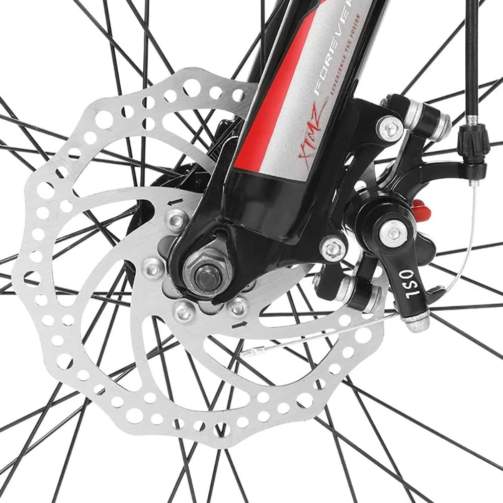 دوچرخه کوهستان با چرخ‌های 26 اینچی، دوچرخه کوهستانی Hardtail، بدنه آلومینیومی، دوچرخه‌های Outroad، دوچرخه 27 سرعته، سیستم تعلیق کامل، ترمزهای دیسکی دوگانه