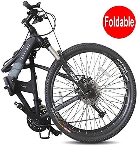 دوچرخه کوهستان 26 اینچی 27 دنده با فریم آلومینیومی تاشو و ضد لغزش مناسب کودکان و بزرگسالان برای تمام سطوح