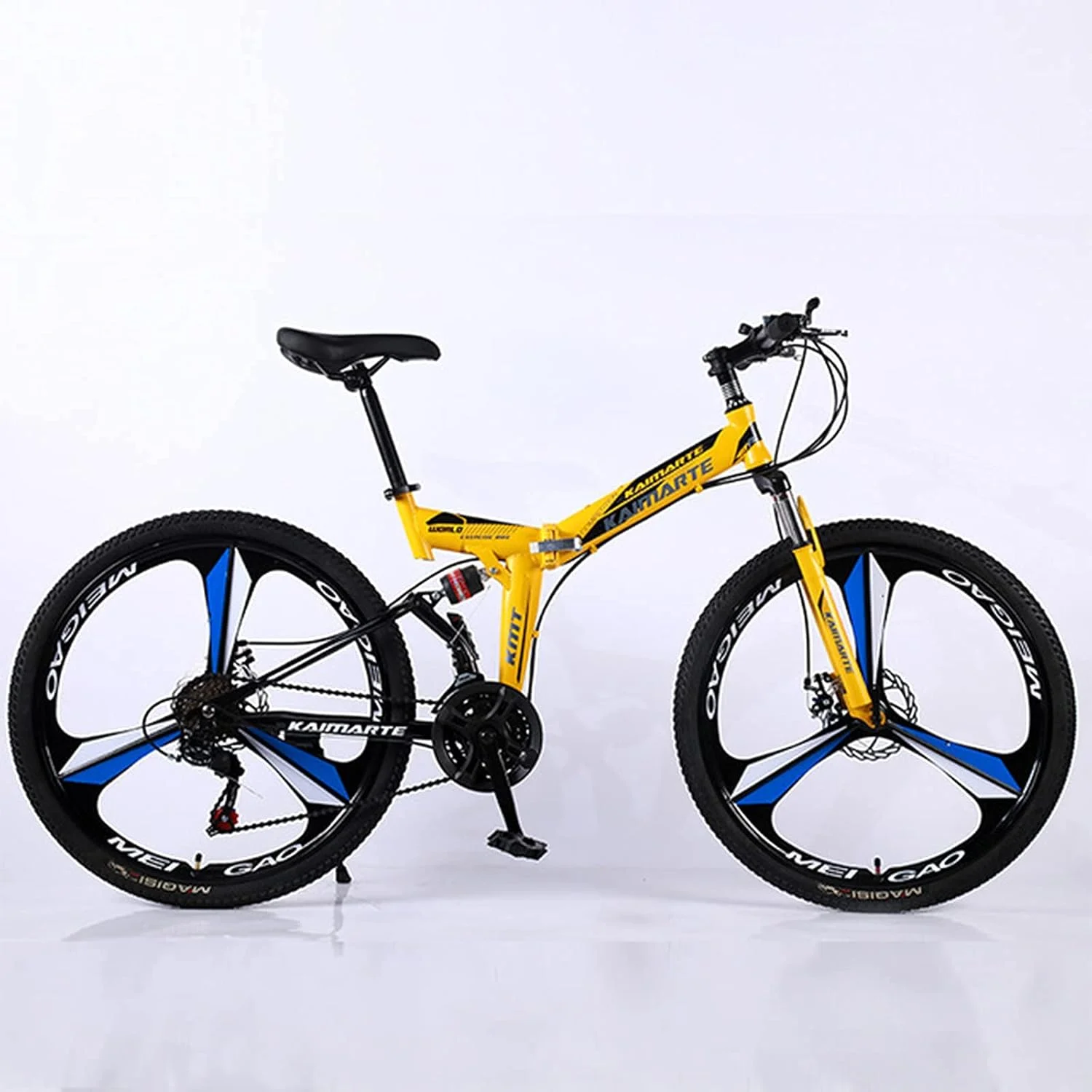 دوچرخه کوهستان تاشو مدل 3 wheels سایز 26 21 سرعت