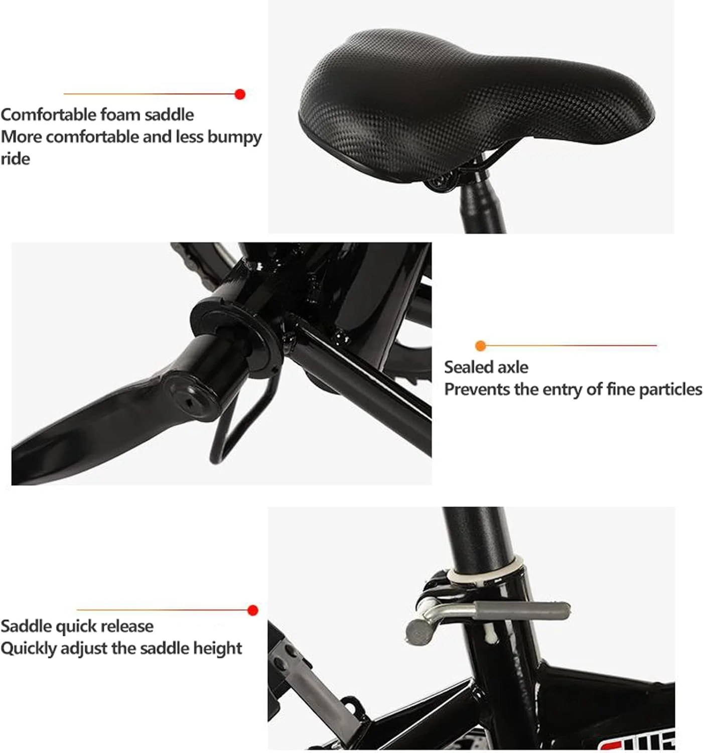 دوچرخه کوهستانی تاشو 20 اینچی مناسب بانوان و آقایان