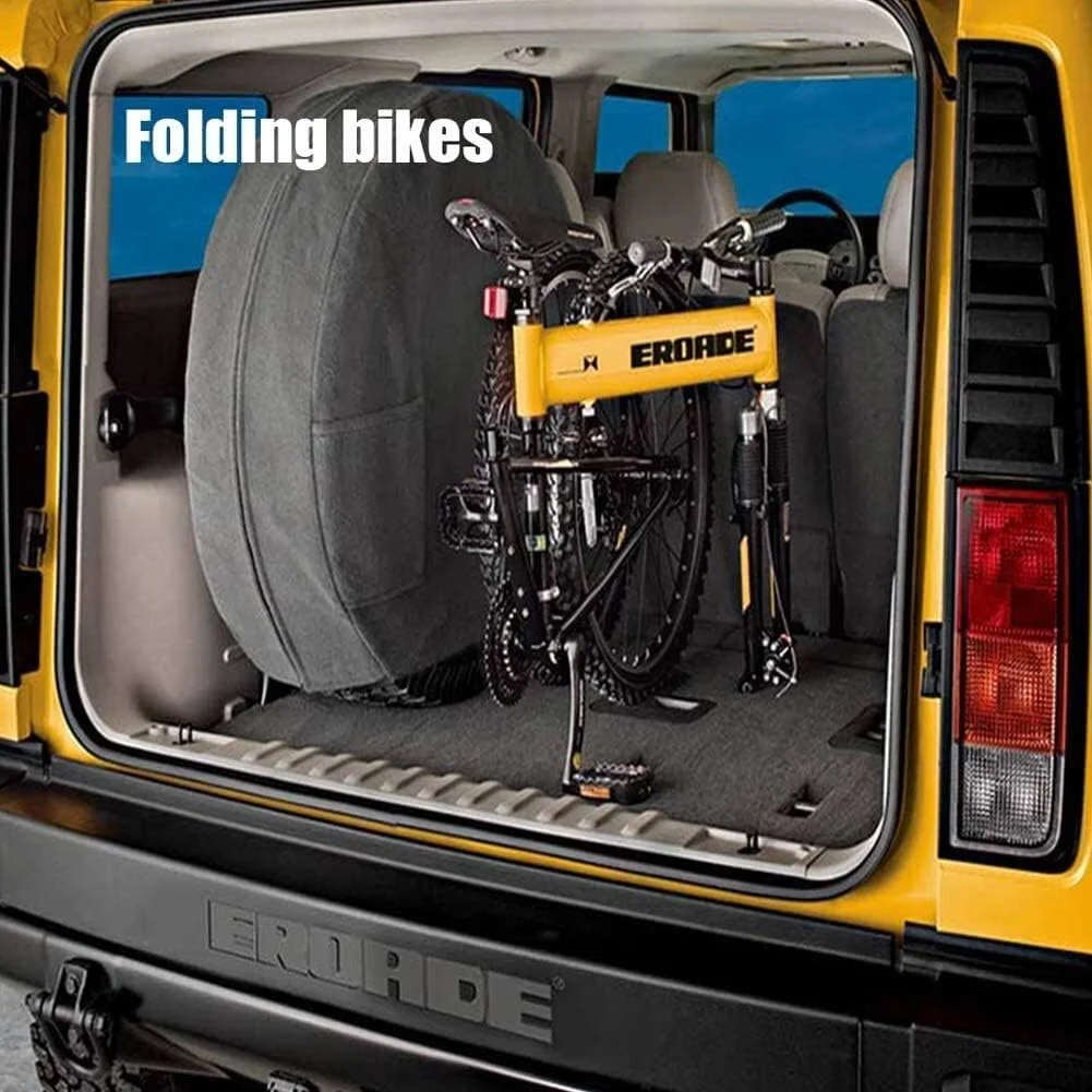 دوچرخه کوهستانی تاشو کودکانه سایز 20 اینچ با 6 دنده و ترمز دیسکی، سبک وزن با فریم آلیاژ آلومینیوم