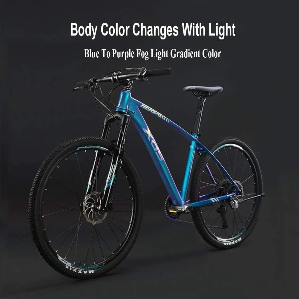 دوچرخه کوهستان آلومینیومی 11 سرعته با چرخ‌های بزرگ 27.5 اینچی، دوچرخه کوهستان هاردتیل مردانه با صندلی قابل تنظیم 17 اینچی