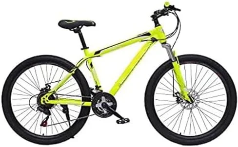 دوچرخه کوهستانی 24 اینچی | سیستم دنده 24 سرعته، ترمزهای دیسکی دوگانه، سیستم تعلیق جلو | دوچرخه ورزشی و تناسب اندام برای نوجوانان و بزرگسالان