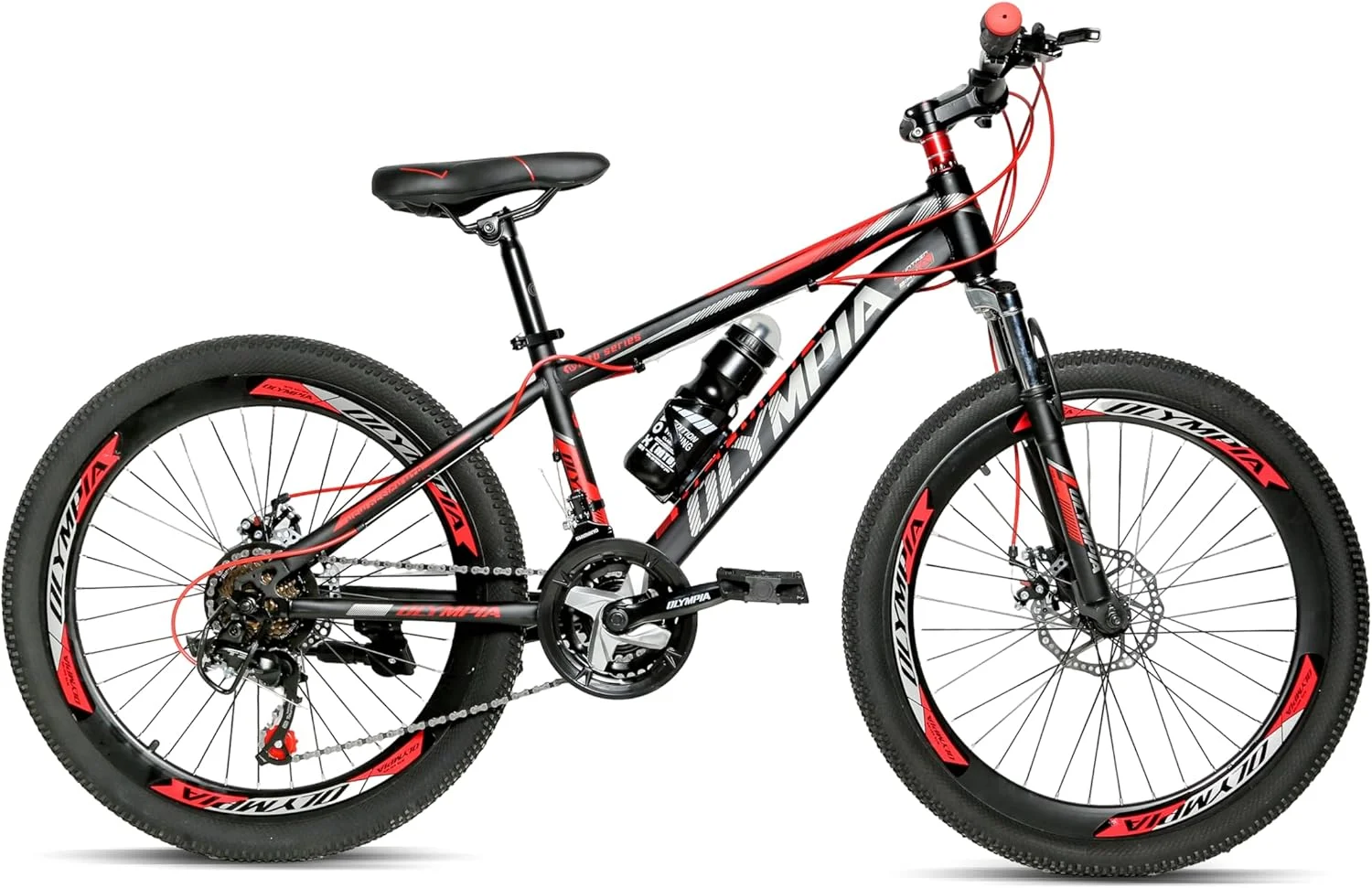دوچرخه کوهستانی المپیا دراک سایز ۲۴ اینچ، مناسب جوانان و بزرگسالان، ۷-۲۱ دنده