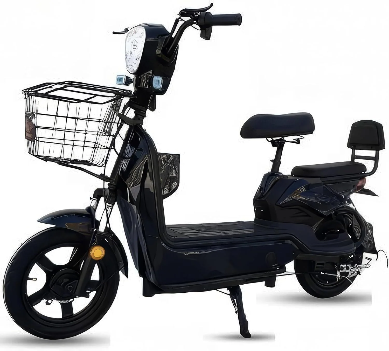 دوچرخه برقی 2024 | موتور 350 وات، باتری 48 ولت 12 آمپر ساعت | نمایشگر LCD، چراغ جلو LED | حداکثر سرعت 40 کیلومتر در ساعت | برد 30 کیلومتر | حالت دوگانه | فریم آلومینیومی - مناسب برای همه | مشکی