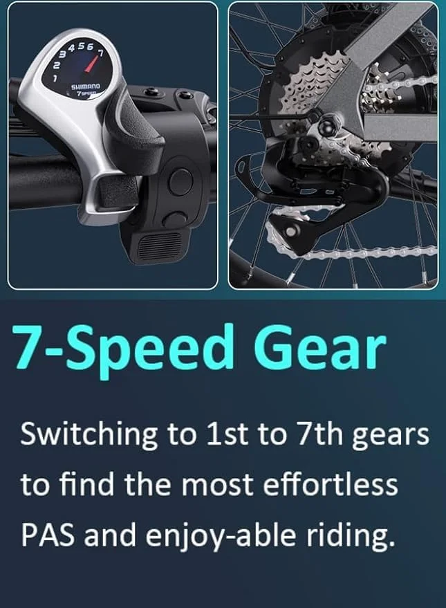 دوچرخه کوهستان برقی WINDHORSE، موتور 1000 وات، باتری 48 ولت، برد 75 کیلومتر، سرعت 60 کیلومتر در ساعت، لاستیک های پهن 20 اینچی، ترمزهای هیدرولیک، 7 دنده