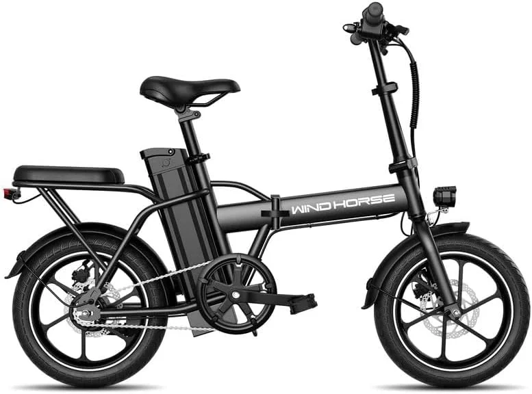 دوچرخه برقی تاشو WINDHORSE با موتور پرسرعت 350 وات | W2A مشکی | باتری 36 ولت 8 آمپر ساعت | سرعت 40 کیلومتر در ساعت | برد 35 کیلومتر | ترمزهای دیسکی دوبل | فریم آلیاژ کربن و لاستیک های 16 اینچی دوچرخه برقی تاشو WINDHORSE با موتور پرسرعت 350 وات | W2A مشکی | باتری 36 ولت 8 آمپر ساعت | سرعت 40 کیلومتر در ساعت | برد 35 کیلومتر | ترمزهای دیسکی دوبل | فریم آلیاژ کربن و لاستیک های 16 اینچی